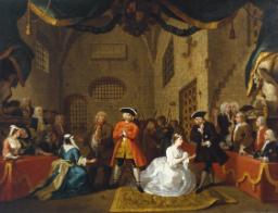 A Scene from 'The Beggar's Opera' VI 1731 by William Hogarth 1697-1764